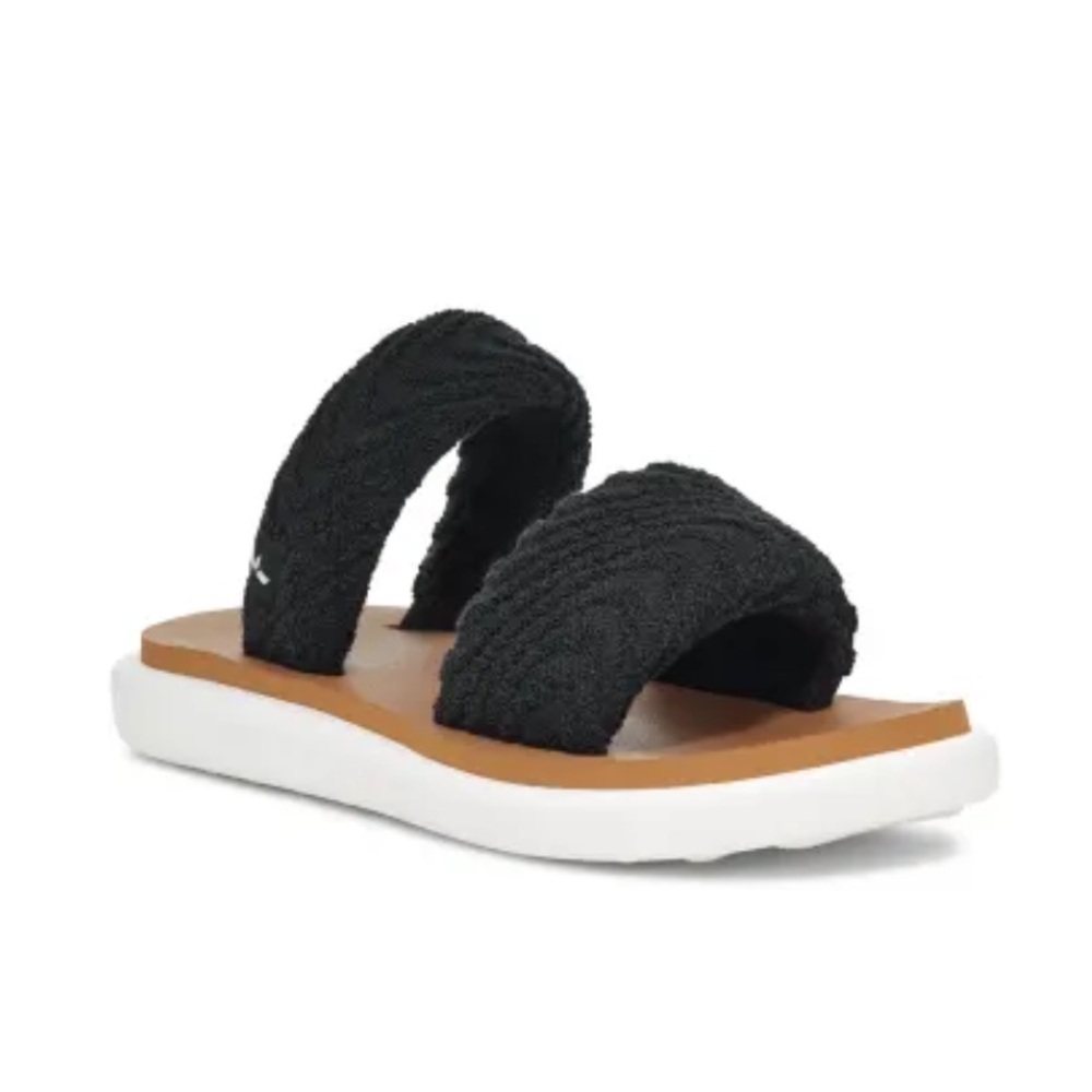 KOOLABURRA by UGG Alane Terry Slide, size women’s 9, black, nwt